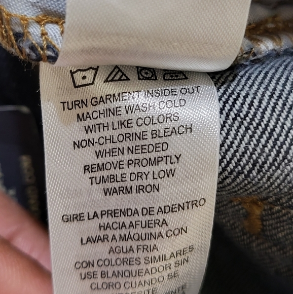 Lucky Brand Jeans Kids 14 Dark Dark Wash Skinny‎ Straight Leg Five Pockets - Picture 7 of 10